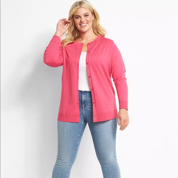 NWT Lane Bryant Button front cardigan - Picture 1 of 4